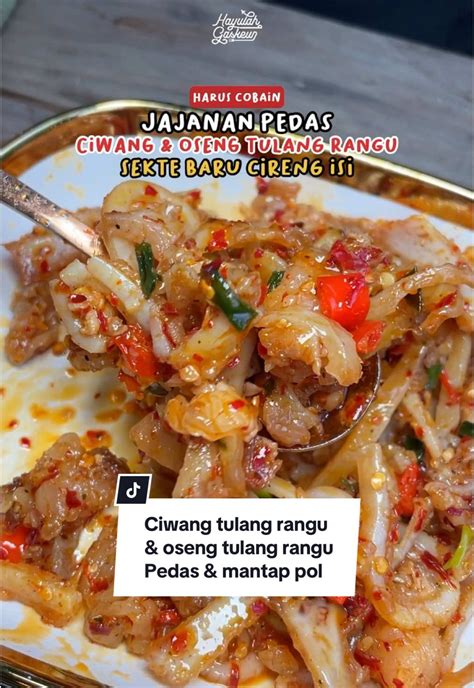 jajanan pedas ciwang tulang rangu  bandung tiktok