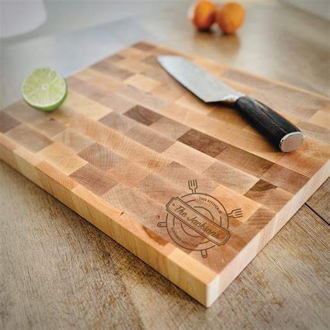 Custom Personalized Butcher Block - Groovy Guy Gifts
