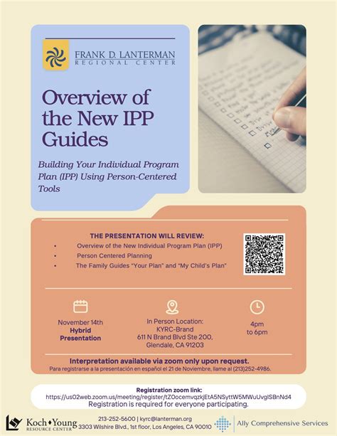 Overview of the New IPP Guides - Lanterman Regional Center