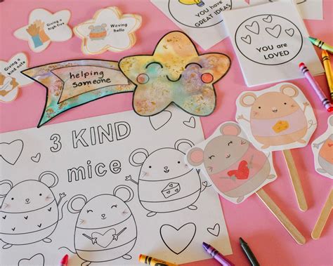 Kindness Printable Activity Pack, Preschool Acts of Kindness, Kindness ...