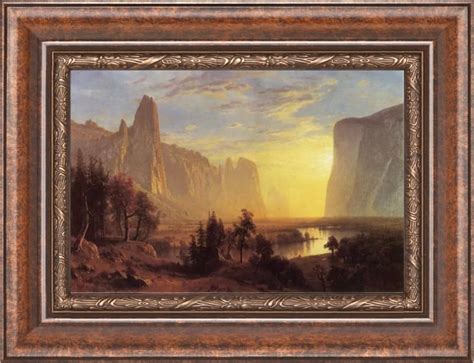 Albert Bierstadt "yosemite Valley" Oil Painting Auction