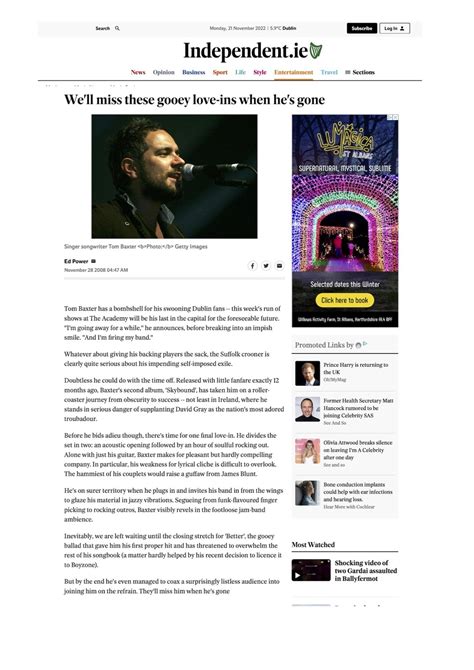 Press Archive — Tom Baxter