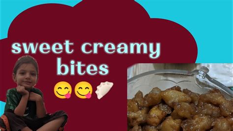 sweet creamy bites sweet bites  diary cream  recipe youtube