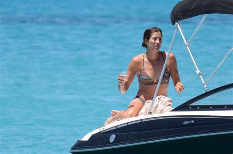 GARBINE MUGURUZA in Bikini at a Boat in Ibiza 06/08/2017 - HawtCelebs