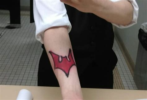 Batman Beyond Symbol Tattoo