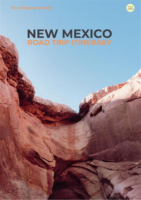 Free New Mexico Road Trip Itinerary Template to Edit Online