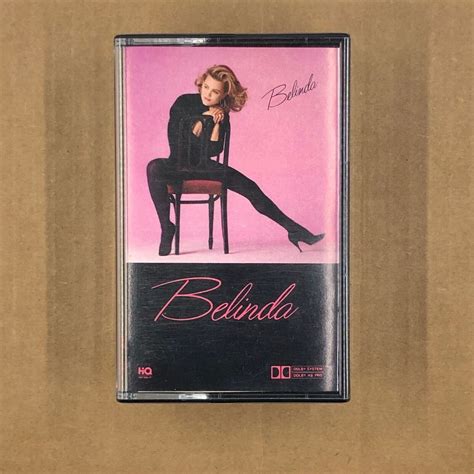 BELINDA CARLISLE Cassette Tape 80s Rock Pop MAD ABOUT YOU GO-GOS | eBay