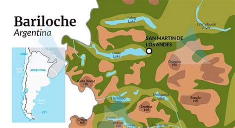 Bariloche Argentina Map | Travel Guide | I Travel Argentina