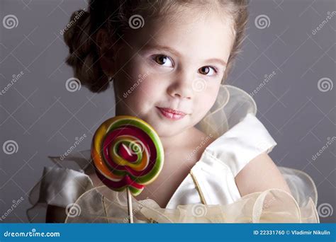 Beautiful Pretty Little Girl Stock Photo - Image of childcare, nice ...