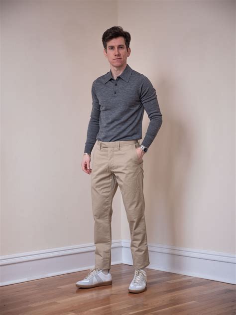 khakis  brown shoes