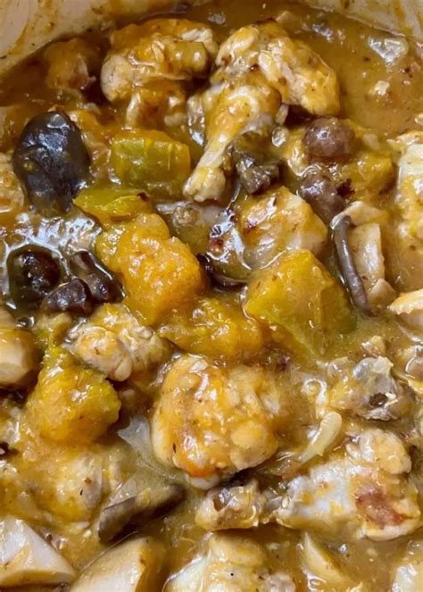 Chicken With Creamy Pumpkin Stew - trychinesegoodies.com