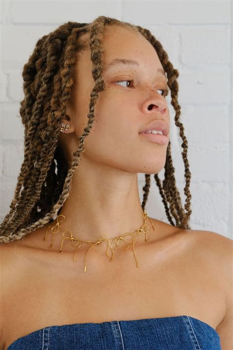 Maxine Bow Chain Necklace | Shop Now | Mure + Grand