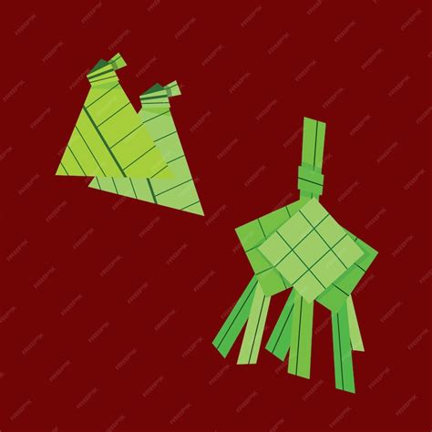 premium vector ketupat types vector palas
