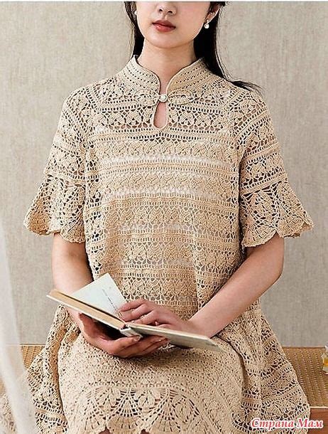 Нежное платье от китайской мастерицы Романтичный винтаж. - Все в ажуре ...
