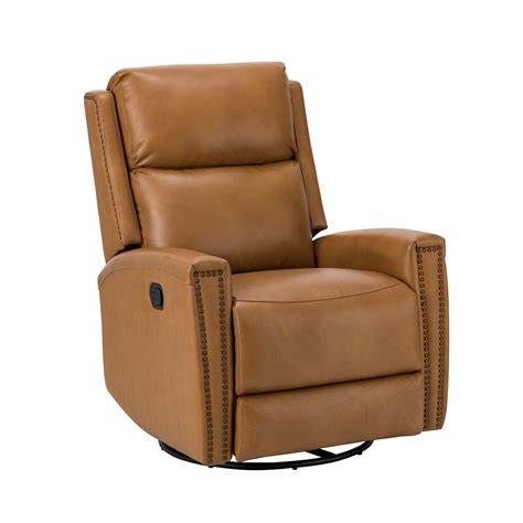 buy  karat home genuine leather swivel rocker recliner manual glider