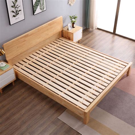 fir solid wood bed board tatami moisture proof rib frame folding bed
