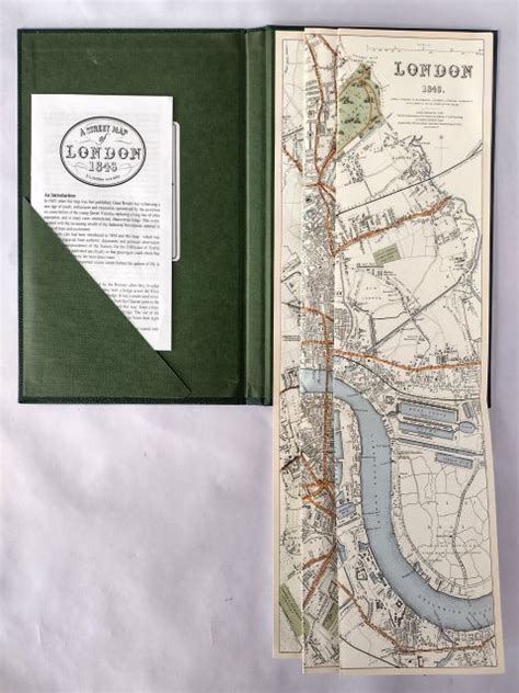 A Street Map of London 1843 | Printed Type Books