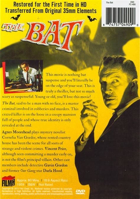 Bat, The (DVD 1959) | DVD Empire