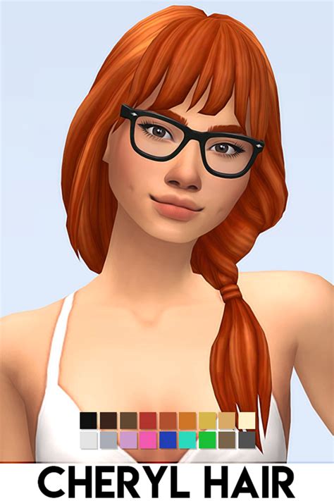sims  custom content hair dsaeeastern