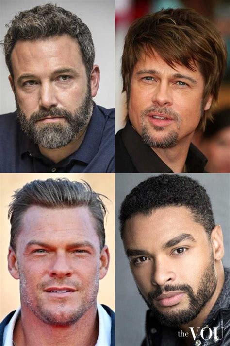 beard styles  rectangular face shapes  vous style guide