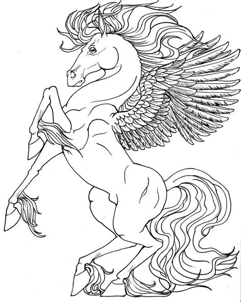 Pegasus Drawing at GetDrawings | Free download