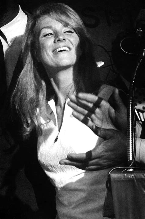 Inger Stevens during Humphrey Campaign 1968 | wall