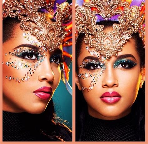 carnival makeup carnival makeup carnival   rhinestone makeup
