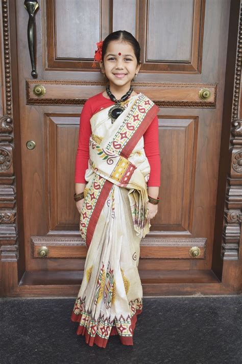 Bihu Dress, Assam dress for kids, Assam tribe dress, Fancy dress for ...