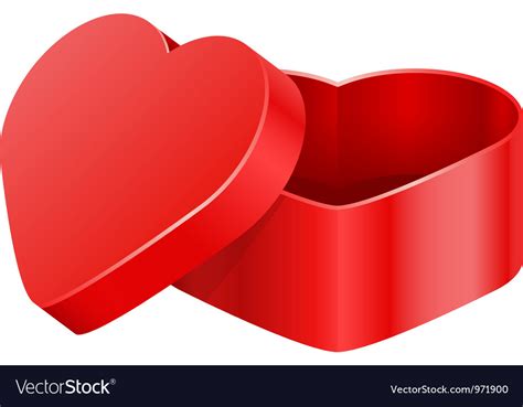 heart box royalty  vector image vectorstock