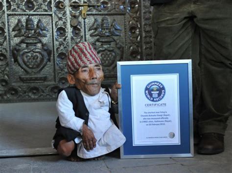 Chandra Bahadur Dangi: Weaver who at 21 and a half inches tall was