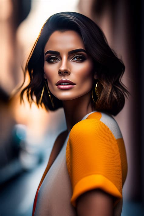 Lexica - Full body studio portrait of brunette over 26 spanish model