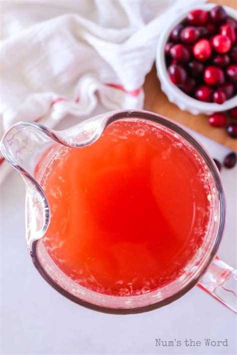 Cranberry Punch Recipe - Num's the Word