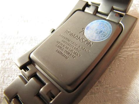 Часы мужские ROMANSON RM 0588М TITANIUM, новые, изготовлены из титана ...