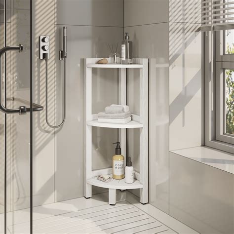 Ebern Designs Almonta Bathroom Corner Shelves & Reviews | Wayfair