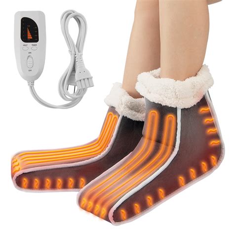 VEVOR Split Electric Foot Warmer, Double-Sided Heating Pad for Foot, 6