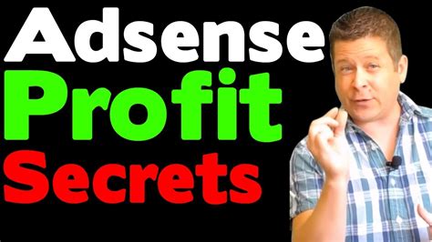 adsense profit secrets    money  adsense youtube