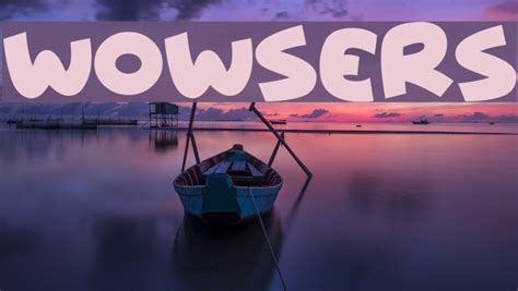 Wowsers Font - FFonts.net
