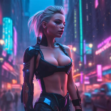 Cyberpunk Woman Printable Futuristic Wall Art Sci Fi Poster - Etsy