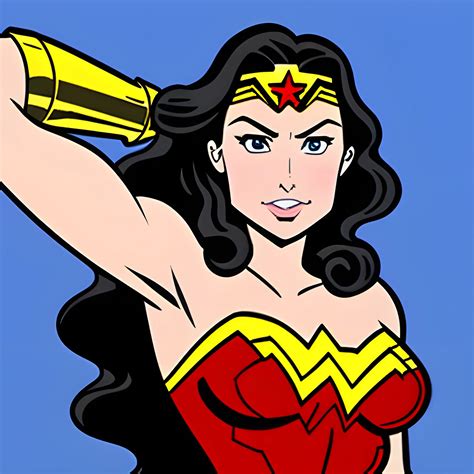WONDER WOMAN, Cartoon - Arthub.ai