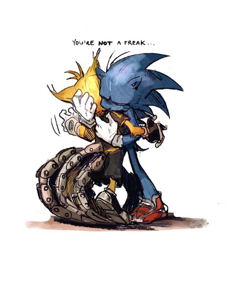 sonic the hedgehog, tails, and nine (sonic and 1 more) drawn by rat