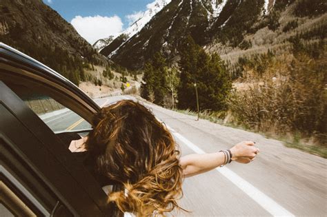 Free Images : mountain, girl, hair, car, adventure, vacation 2738x1825
