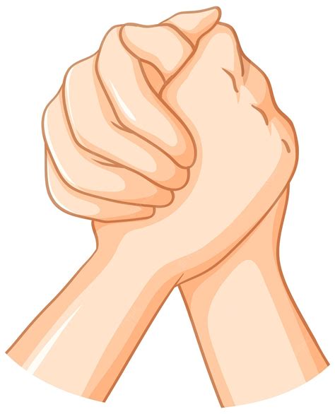 clasped hands clip art