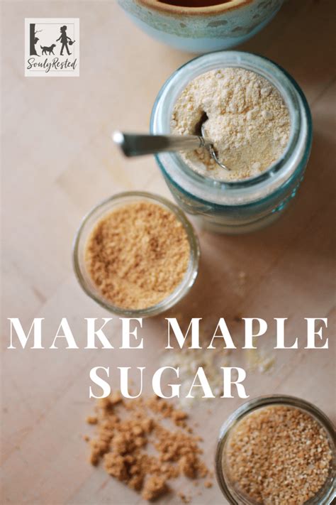 how to make maple sugar