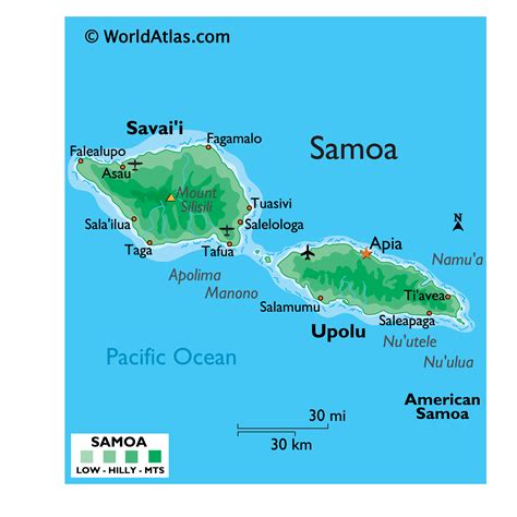 Samoa Map Samoa Map | Map Of Samoa | Collection Of Samoa Maps