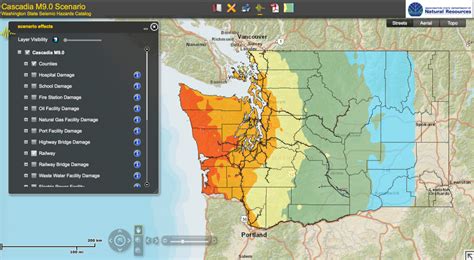 Usgs Earthquake Map Washington State - Printable Map