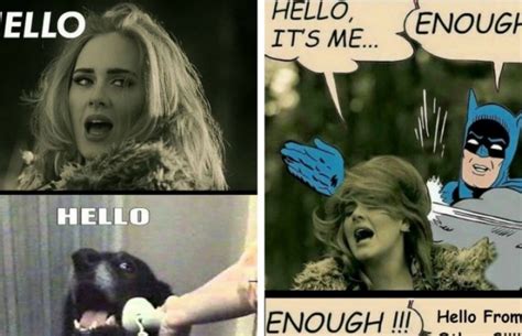28 Adele Hello Meme Pictures Because You Really Didn't Hear That Song ...