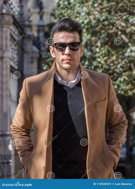Life Style Session in Madrid with Male Model Stock Image - Image of