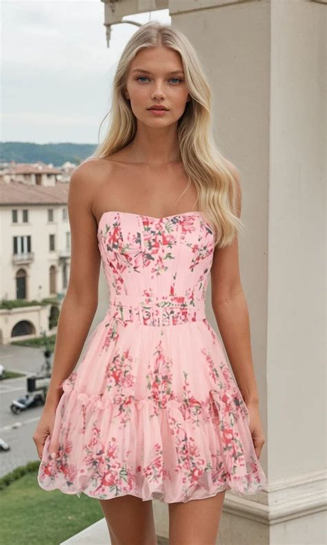 floral dresses for homecoming