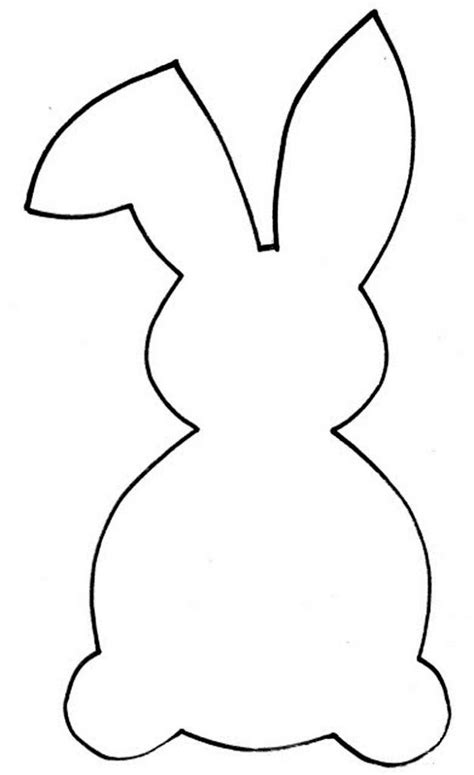 bunny printable template easter crafts  adults easter crafts diy easter bunny crafts