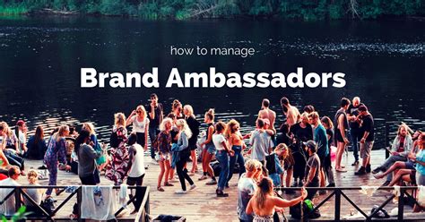 manage brand ambassadors